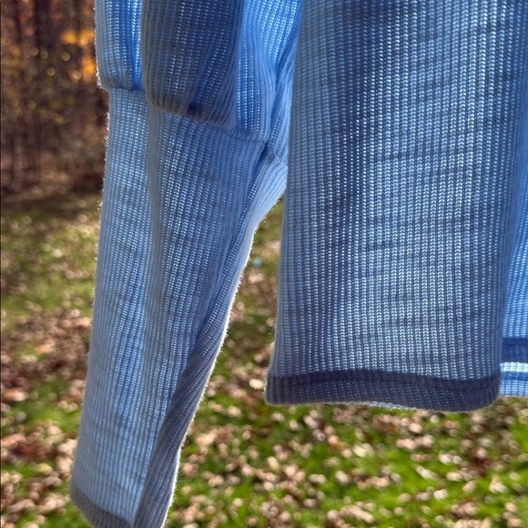 Anna Light Blue Crew Neck Sweater - Picture 3 of 5